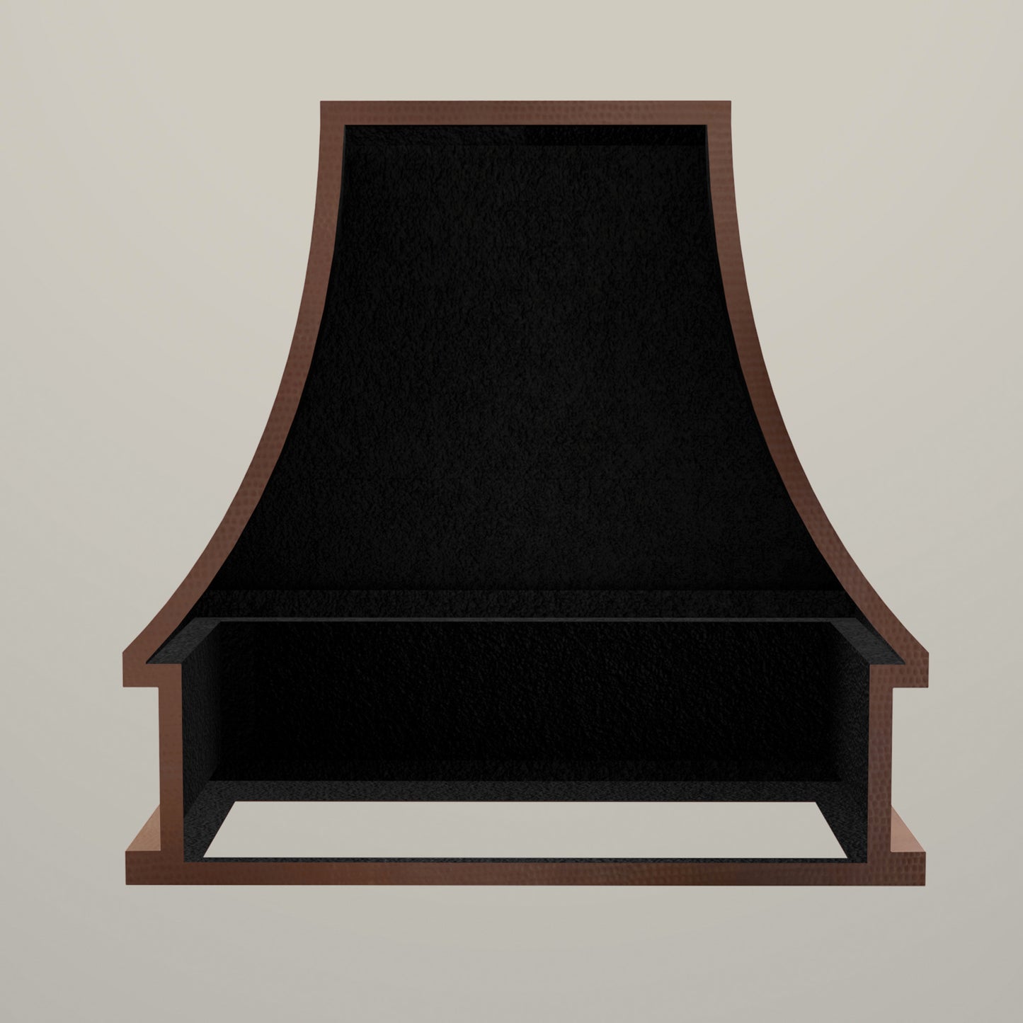 Premium Copper Range Hood Wall Mount Tower