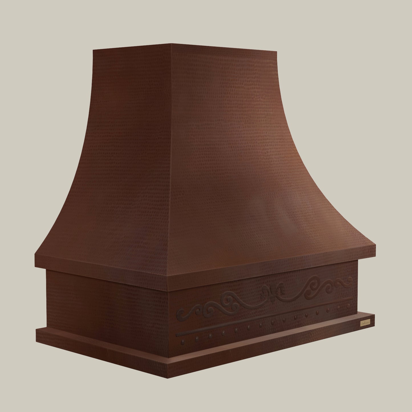 Premium Copper Range Hood Wall Mount Tower