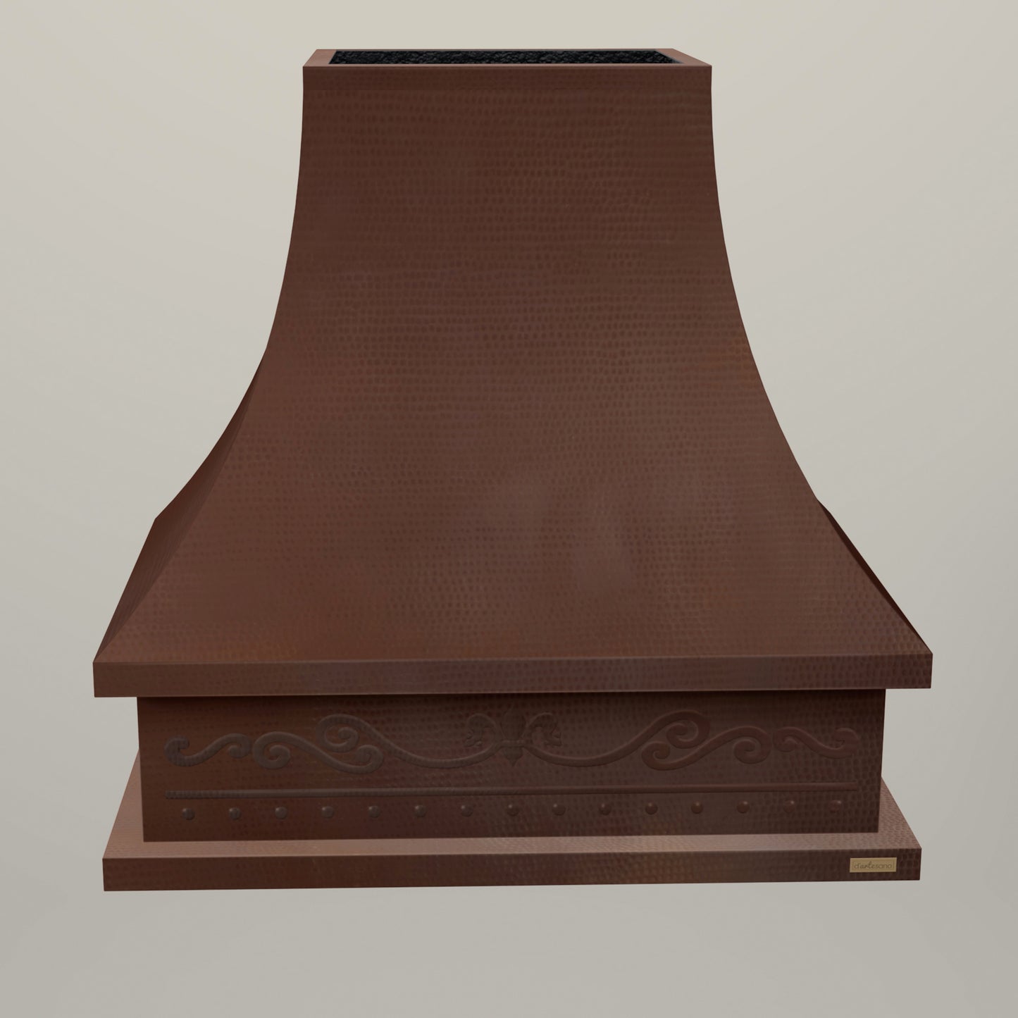 Premium Copper Range Hood Wall Mount Tower