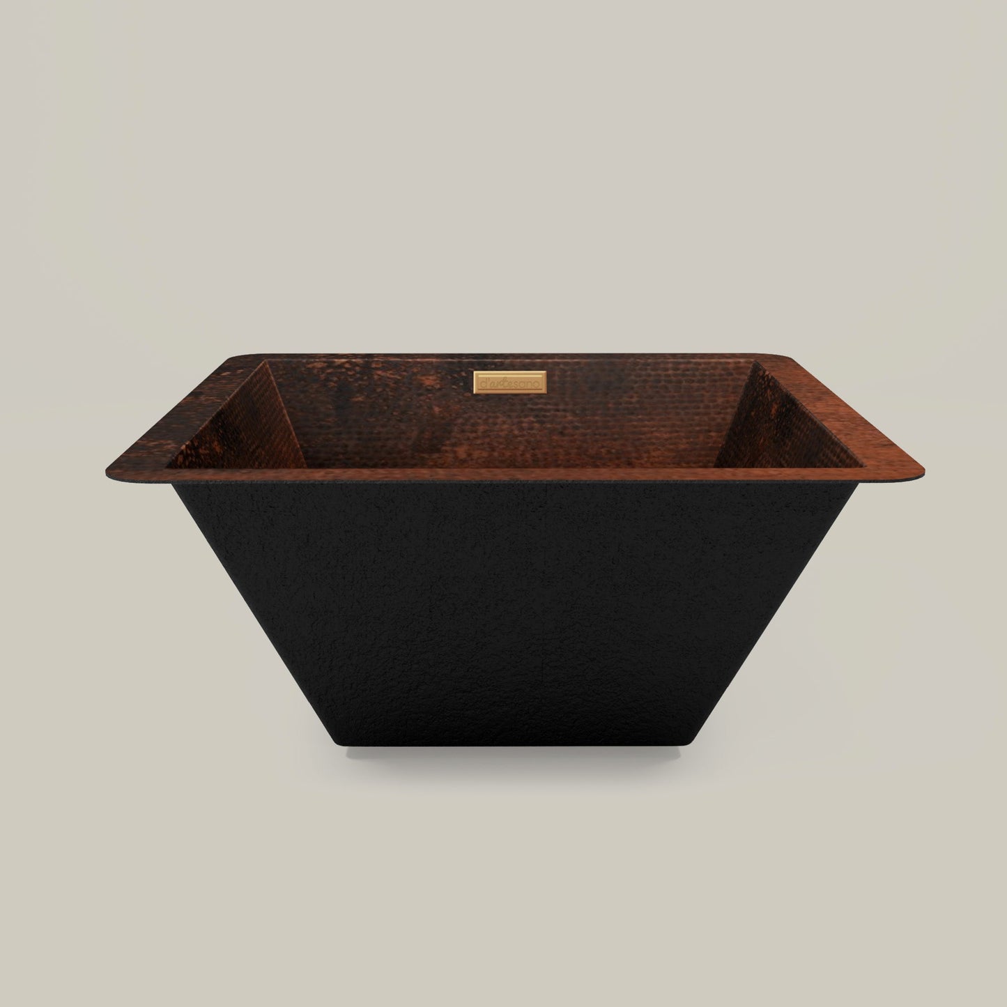 Premium Copper Square Bar Sink