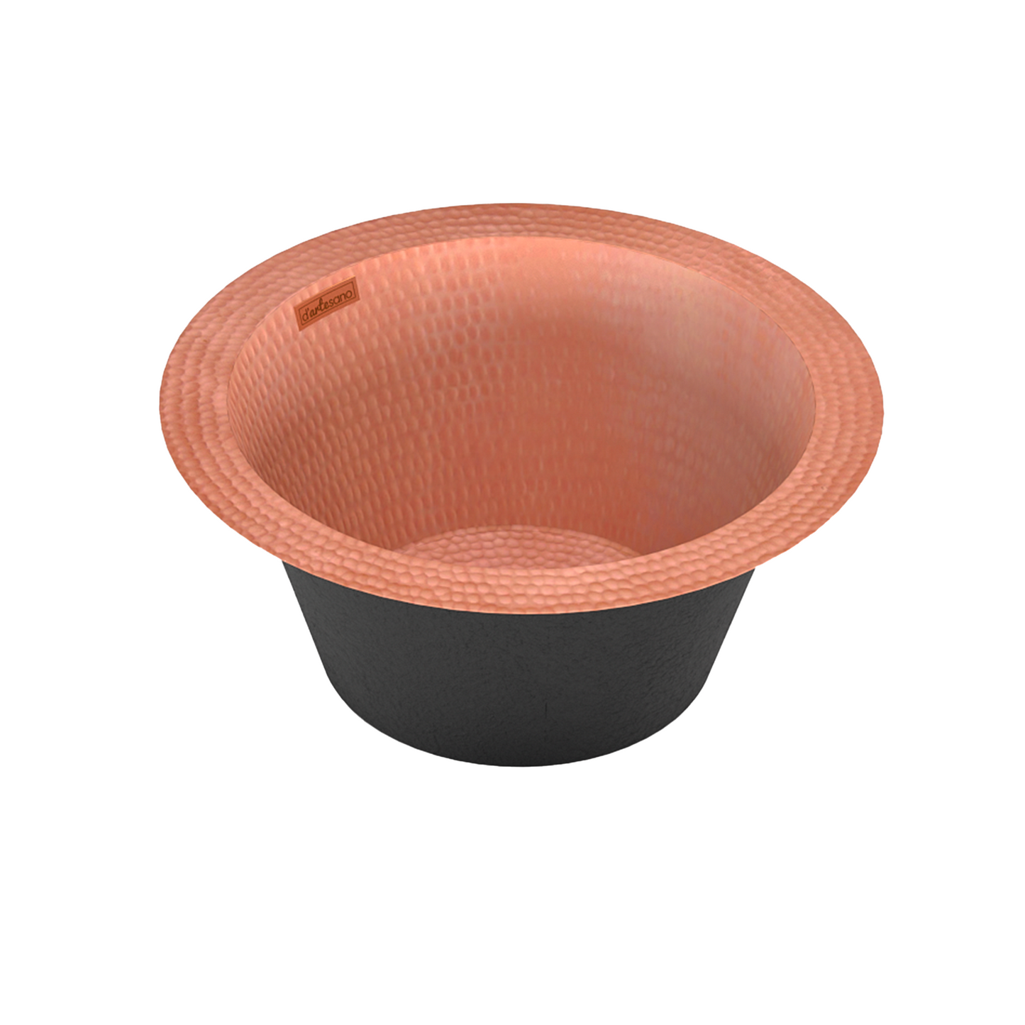 Premium Copper Bar Sink Veggie Design