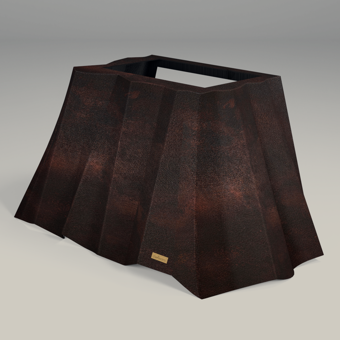 Premium Copper Volcano Range Hood Wall Mount Sierra