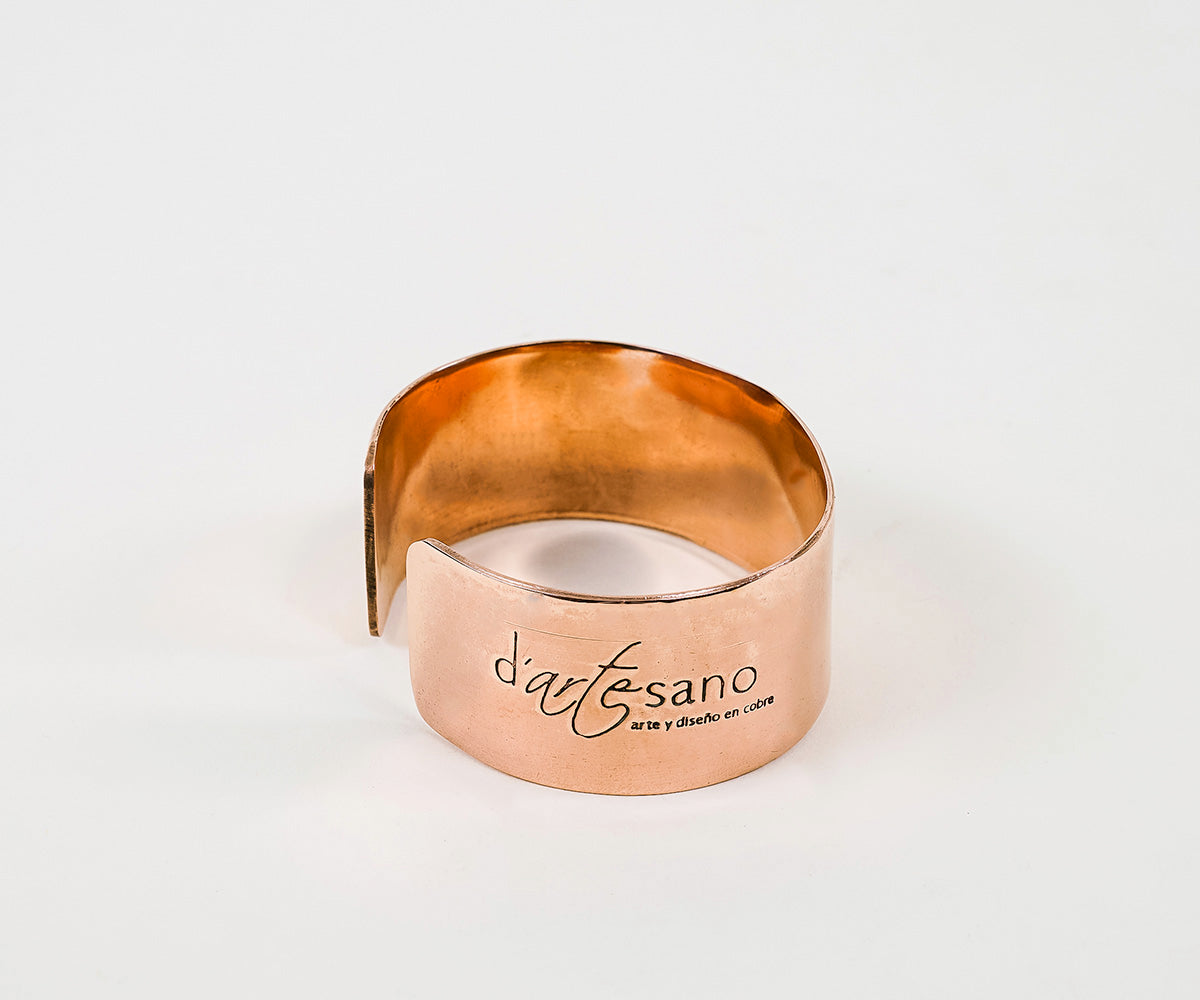 Premium Copper Smooth Bracelet Woman