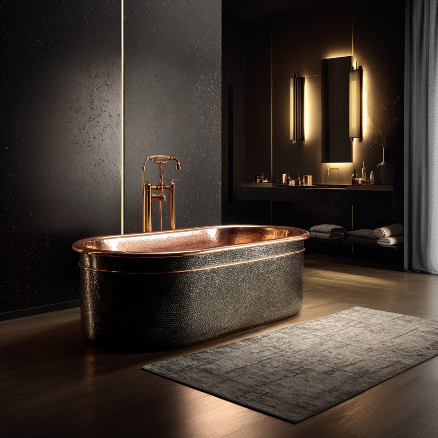Premium Copper Bathtub Luxury Titan