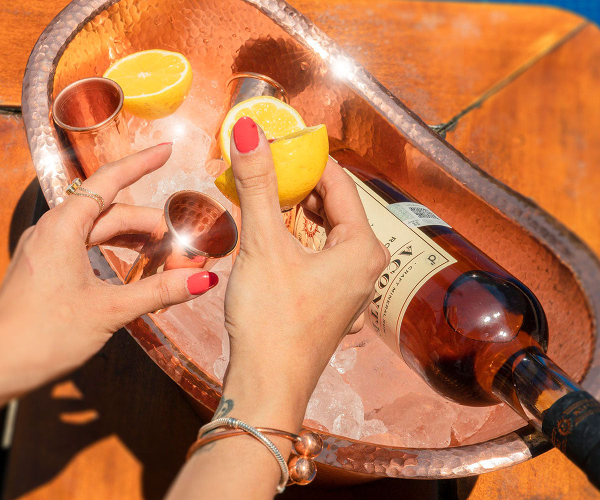 Premium Copper Tequila Shot Set - Available in 4, 6, or 8 Pieces