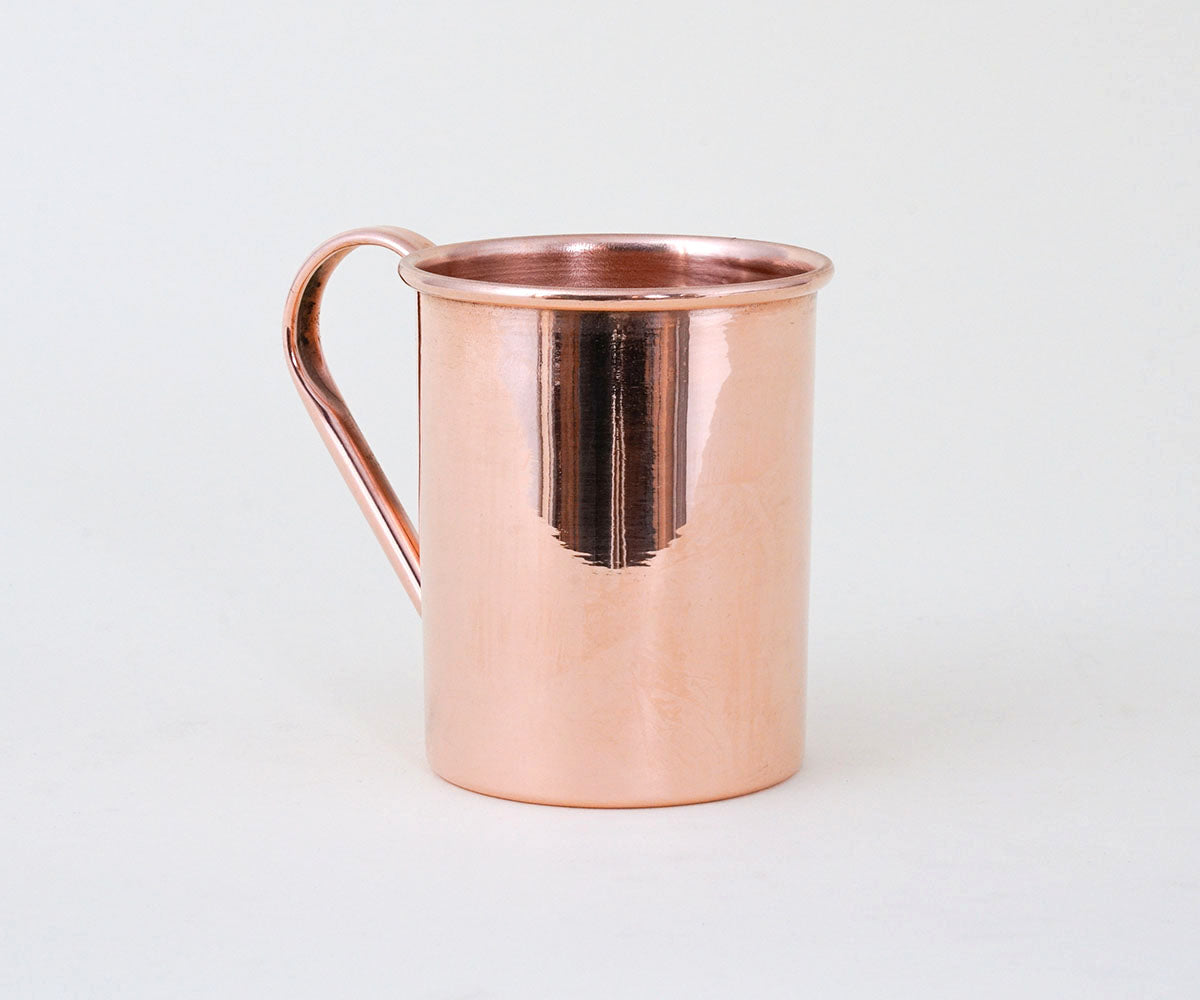 Premium Copper Smooth Tumbler Set - Available in 4, 6, or 8 Pieces
