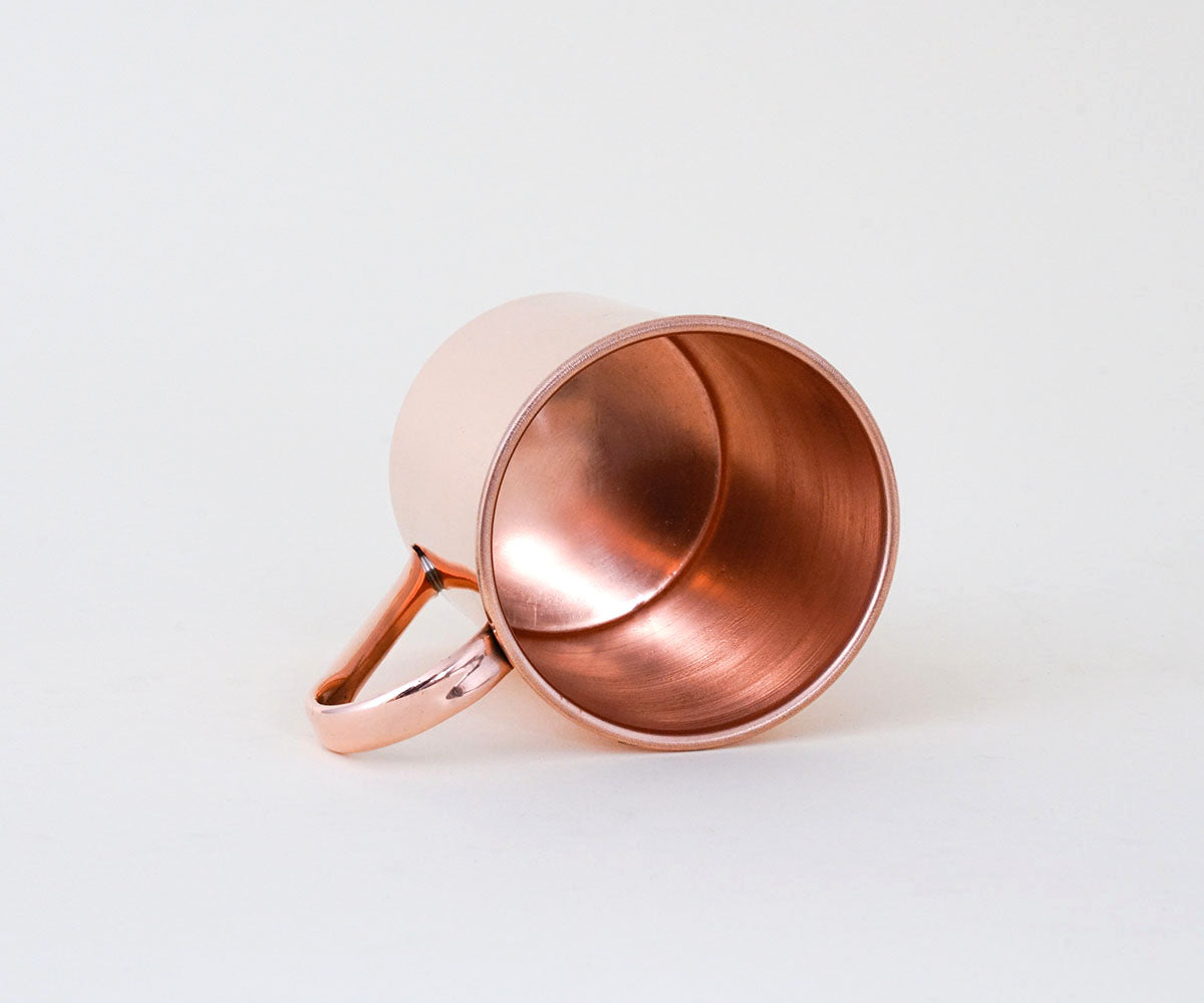 Premium Copper Smooth Tumbler Set - Available in 4, 6, or 8 Pieces
