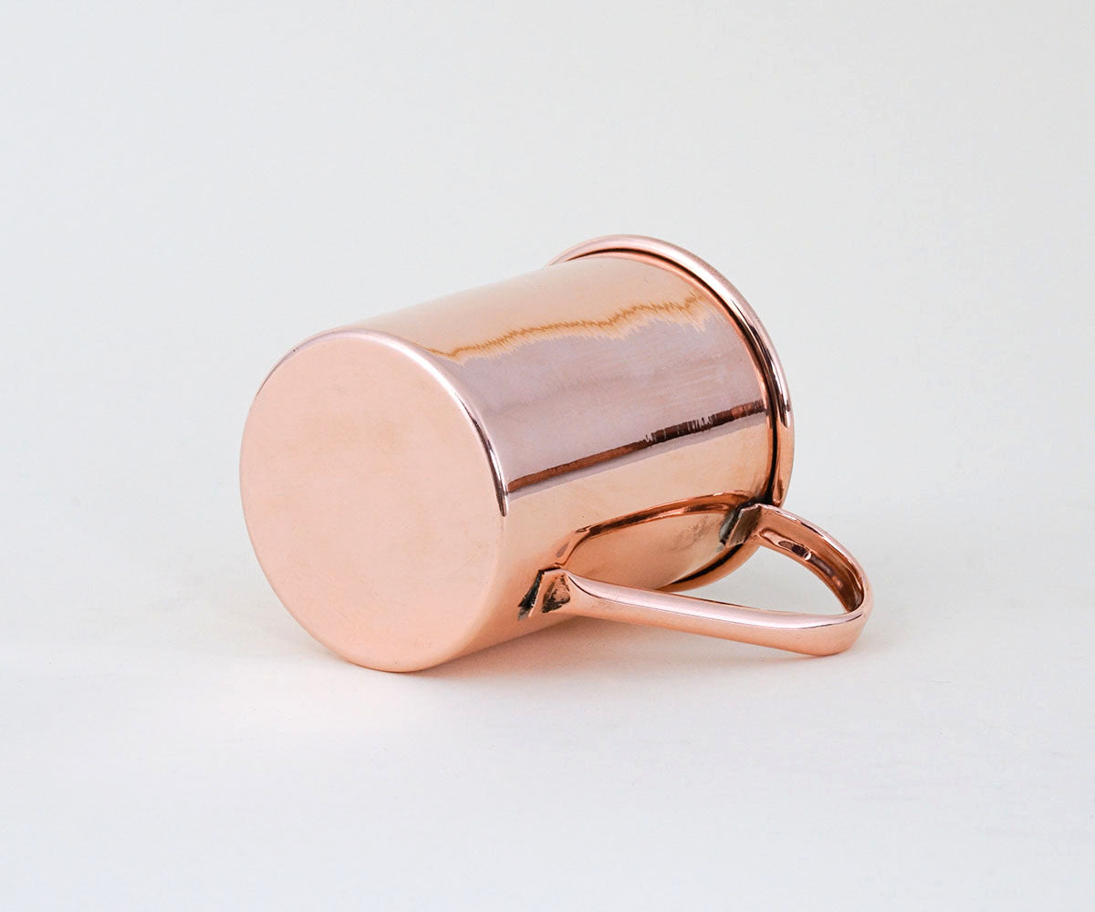 Premium Copper Smooth Tumbler Set - Available in 4, 6, or 8 Pieces