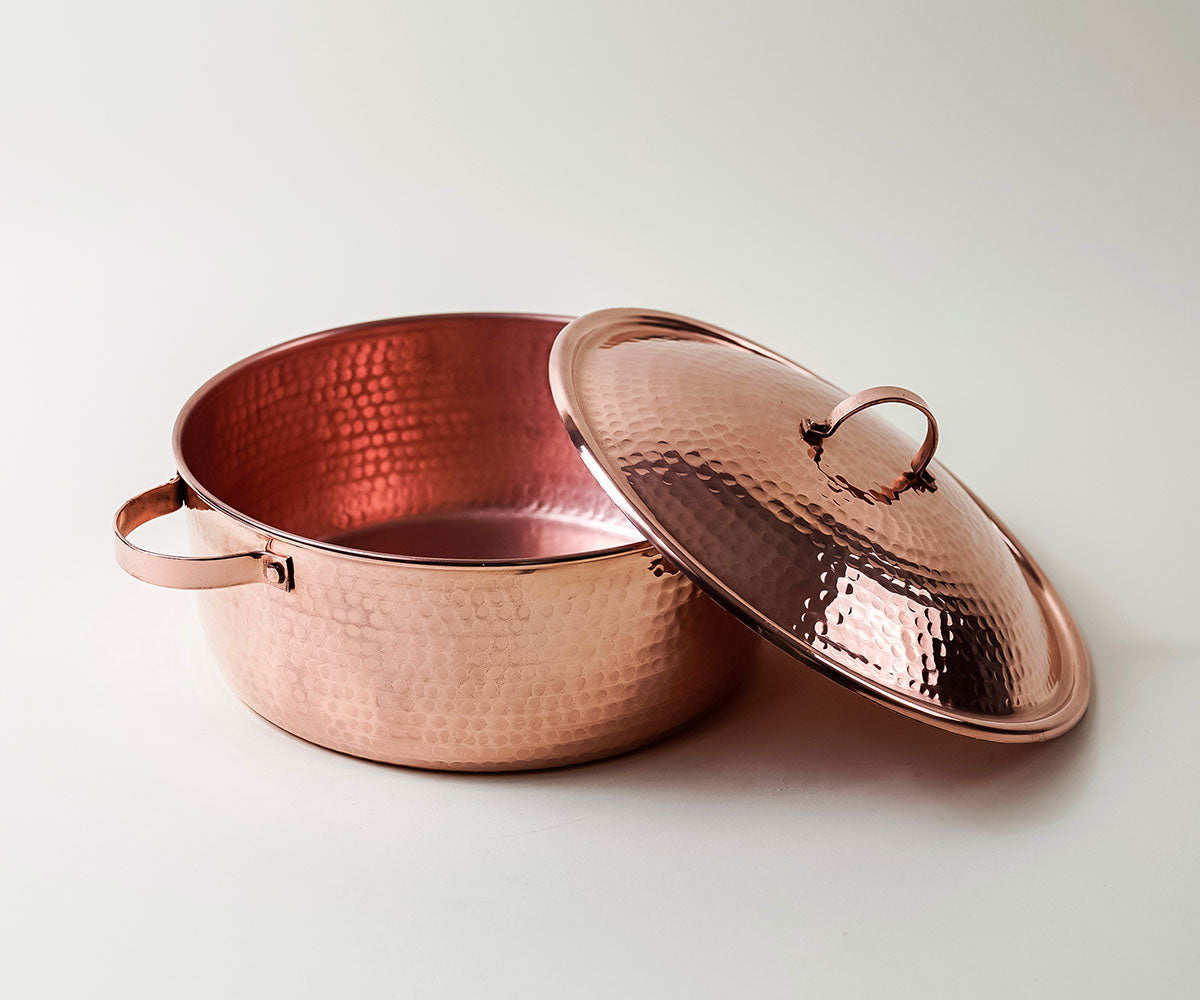 Premium Copper Medium Stock Pot