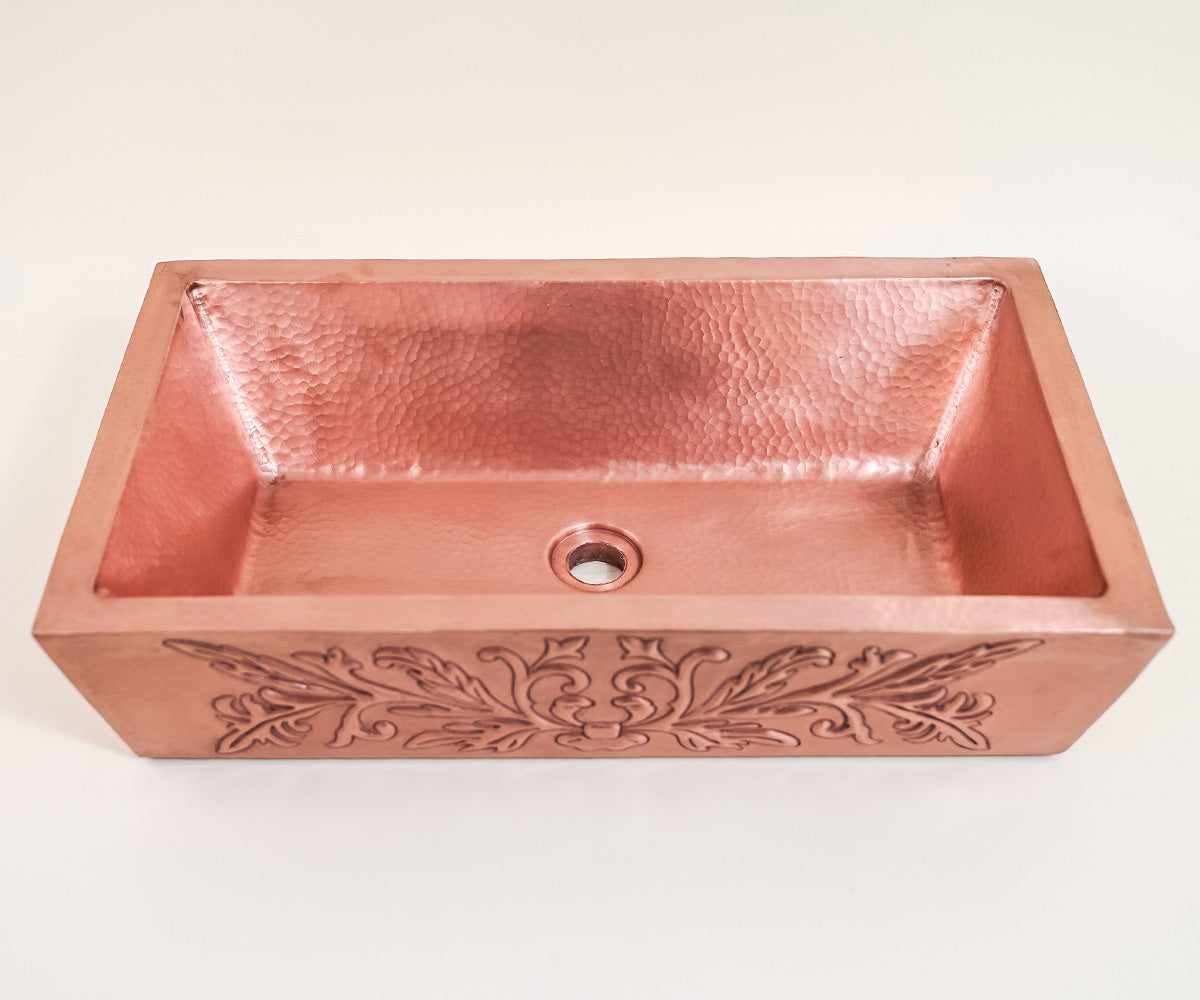 Premium Copper Vessel Sink Provence Design
