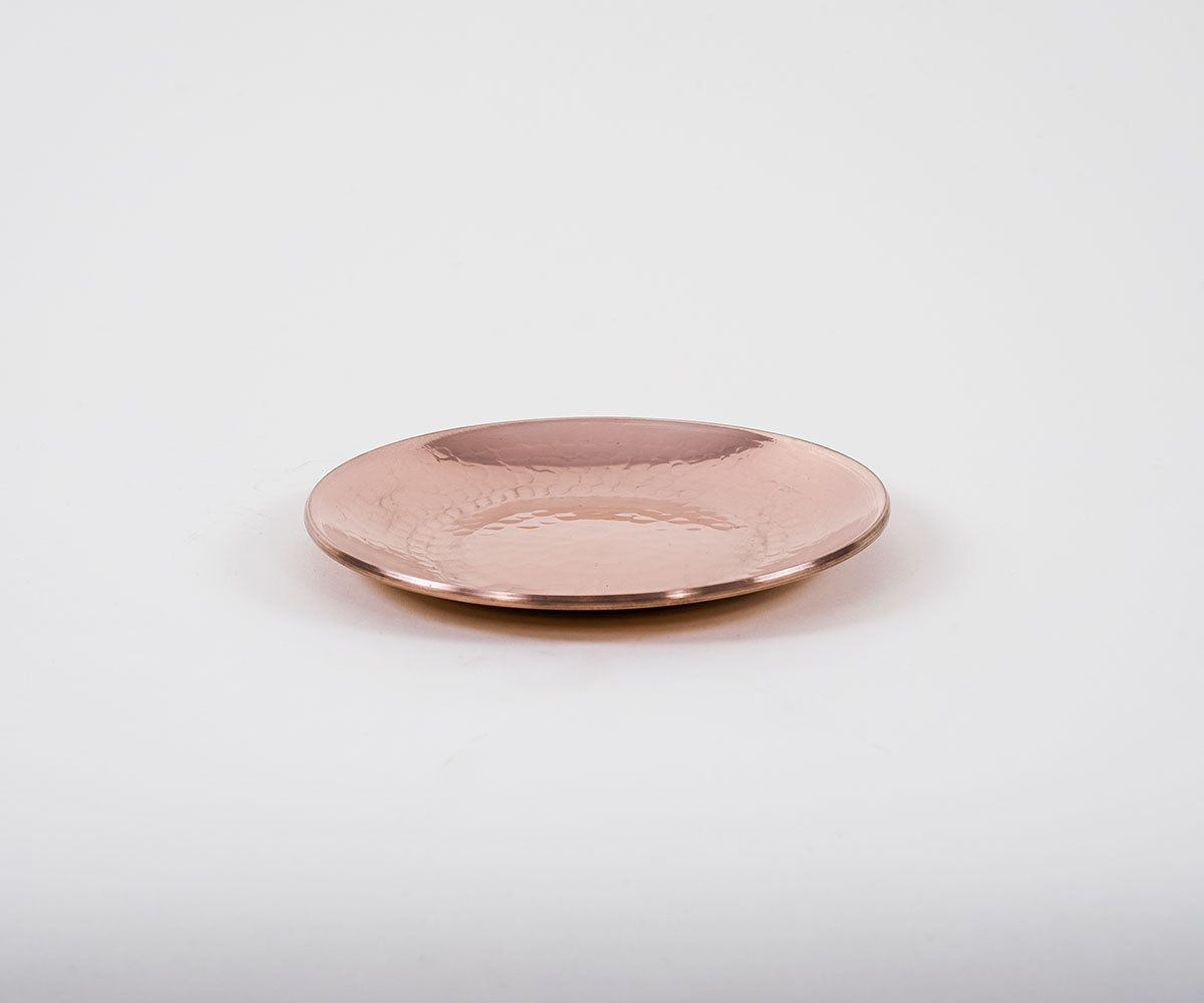 Premium Copper Spain Dessert Plate Set - Available in 4, 6, or 8 Pieces