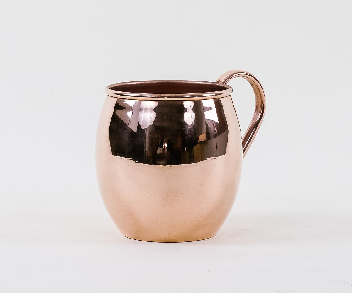 Premium Copper Smooth Moscow Mule Mug Set - Available in 4, 6, or 8 Pieces