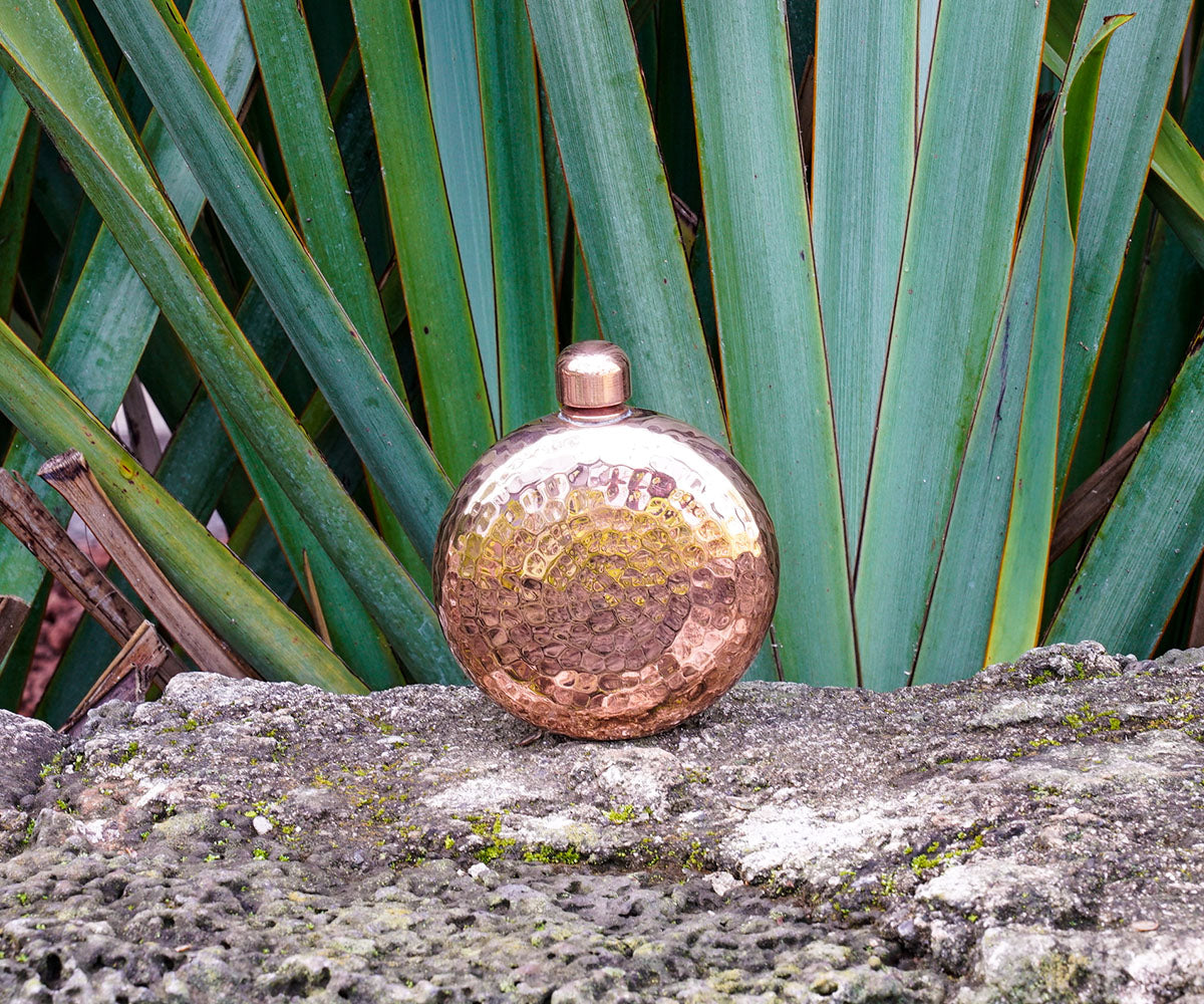Premium Copper Round Flask