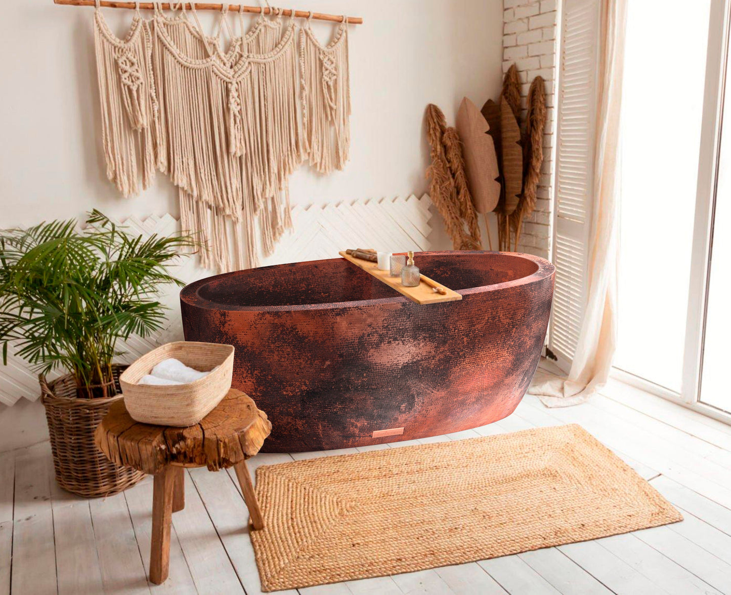 Premium Copper Bathtub Double Wall