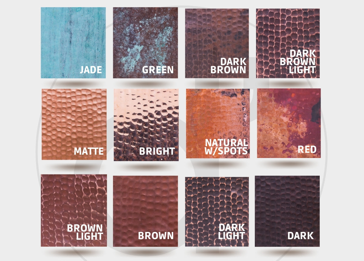 Premium Copper Square Table Top