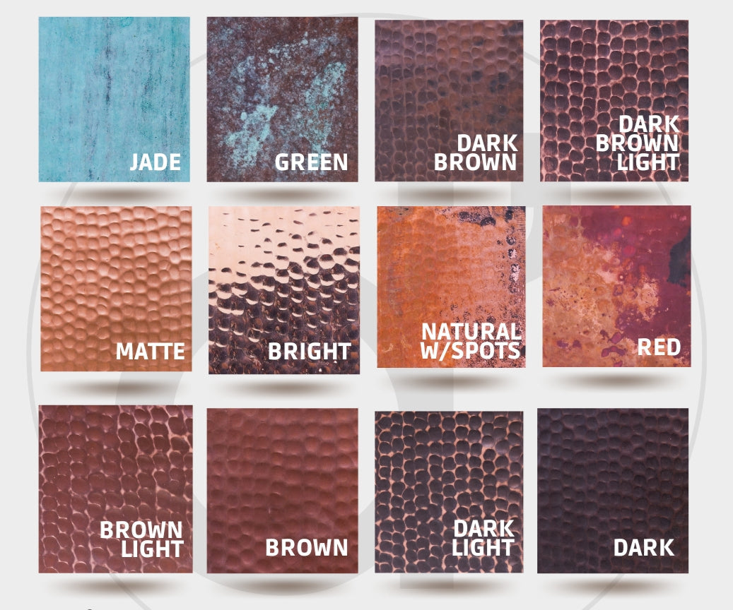 Premium Copper Round Table Top