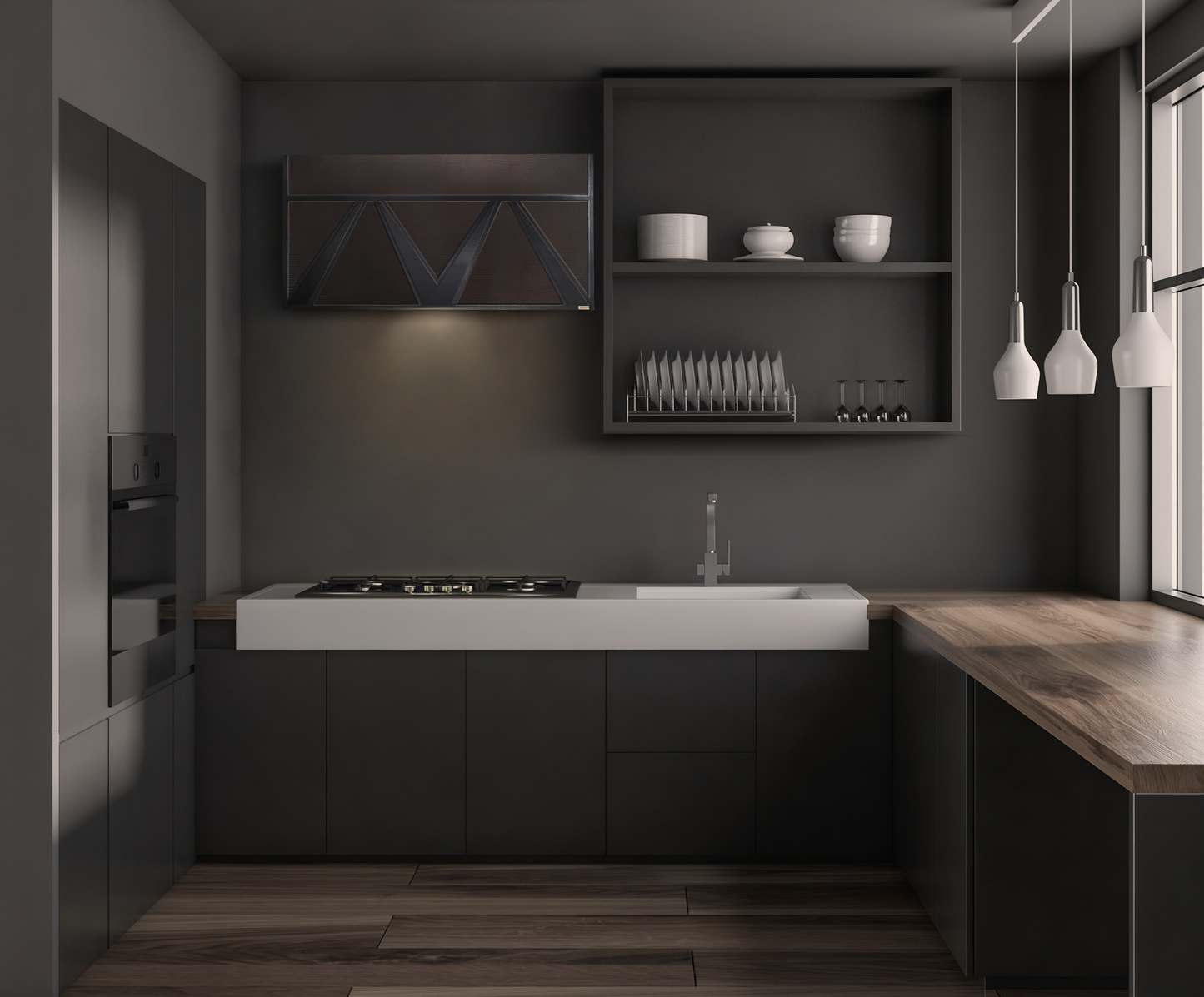 Premium Copper Range Hood Wall Mount Mexiq