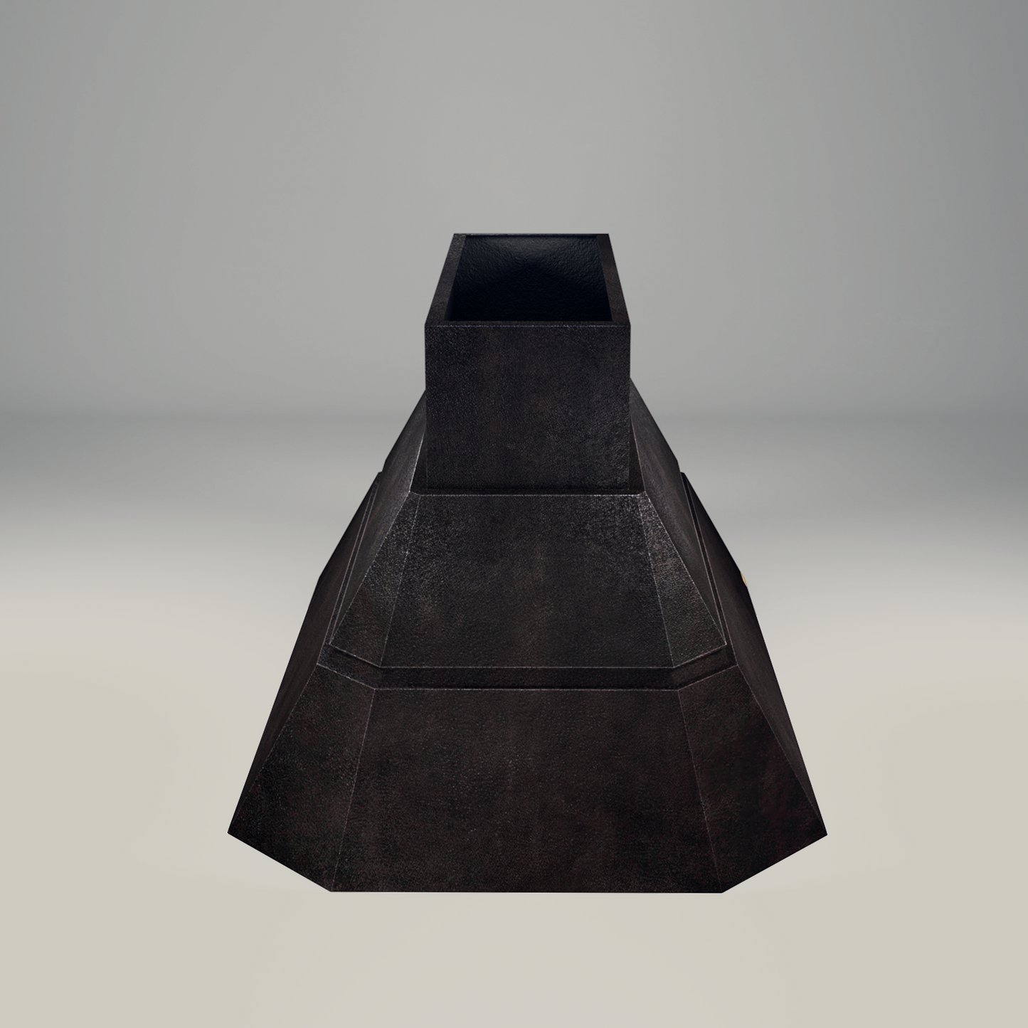 Premium Copper Volcano Range Hood Island Mount Teotihuacan