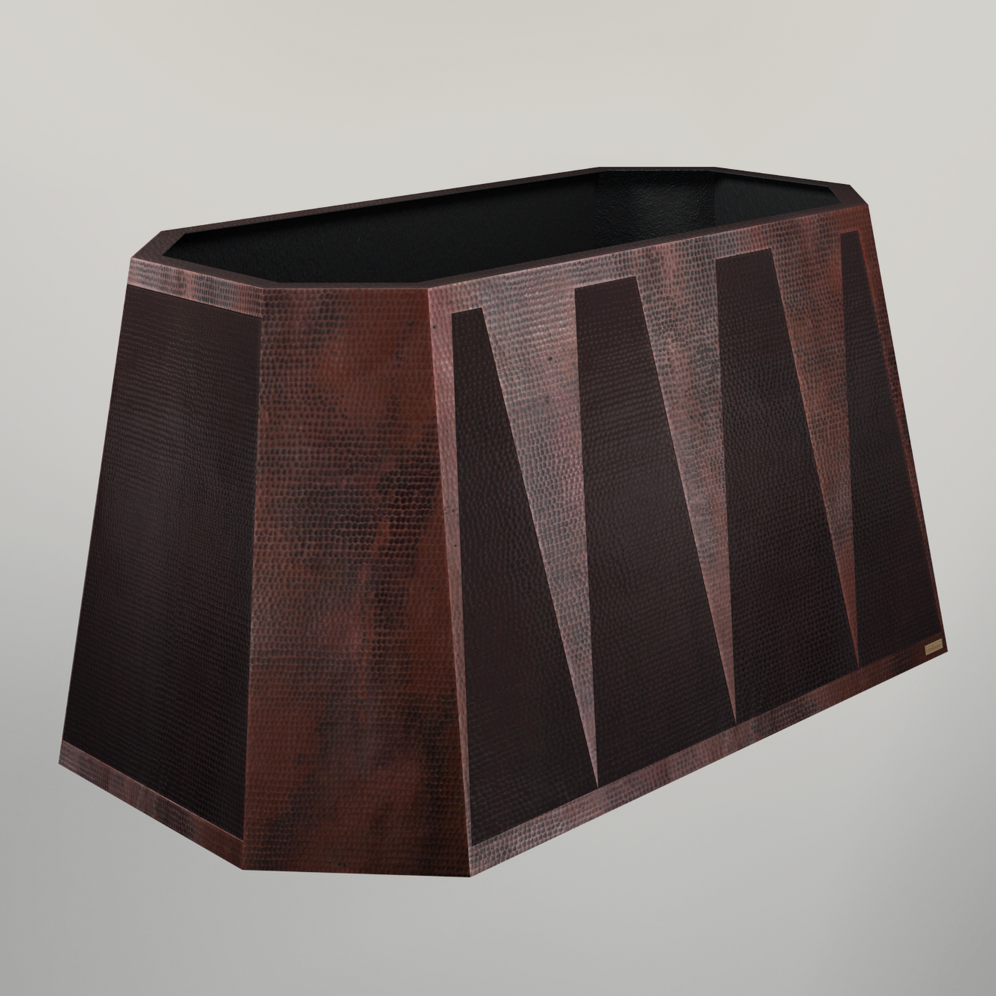 Premium Copper Range Hood Island Mount Aztek