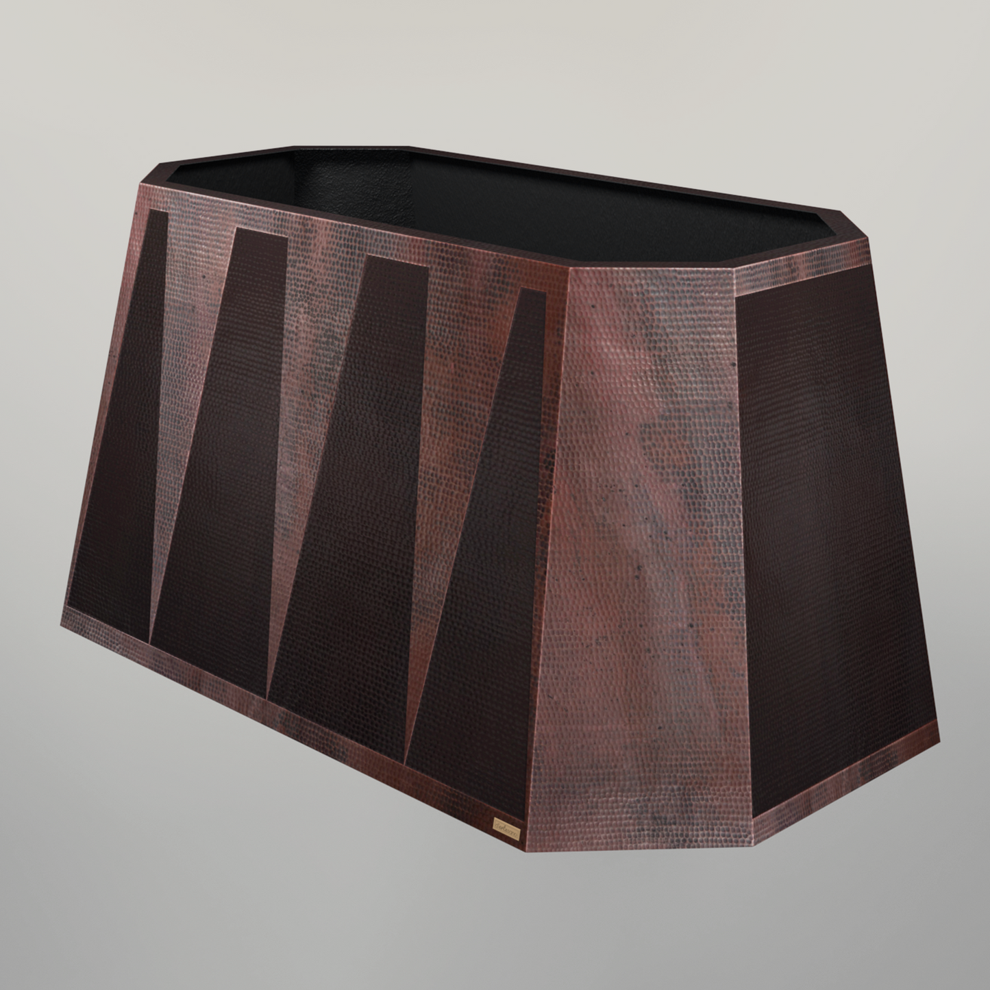 Premium Copper Range Hood Island Mount Aztek