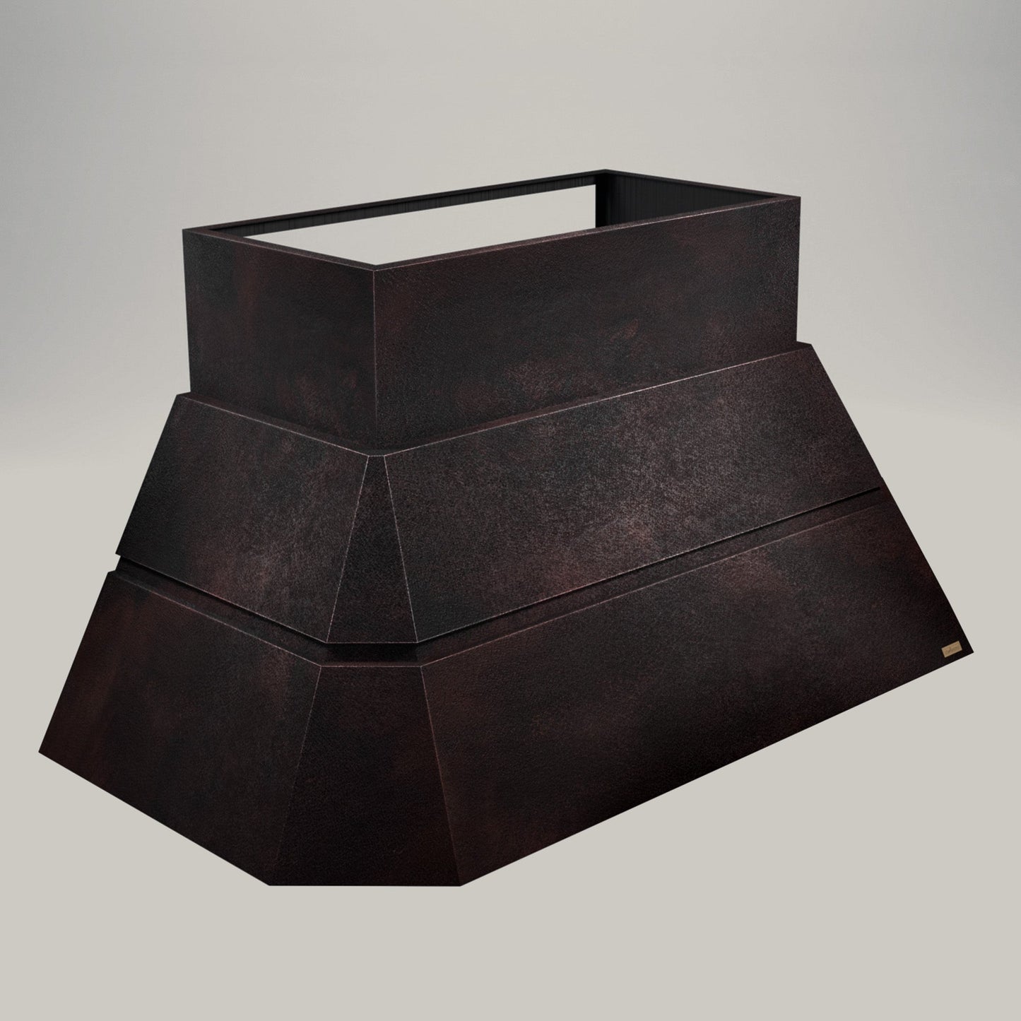 Premium Copper Volcano Range Hood Wall Mount Teotihuacan