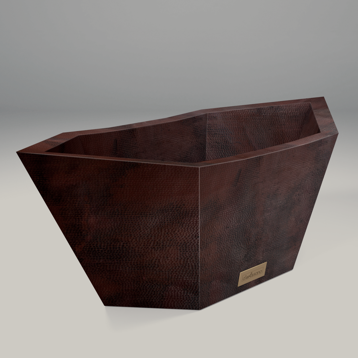 Premium Copper Bathtub Double Wall Acalli Design