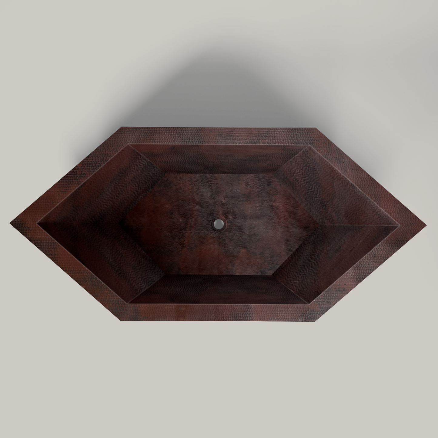 Premium Copper Bathtub Double Wall Acalli Design