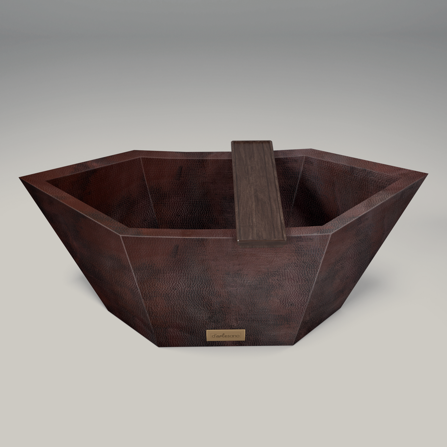 Premium Copper Bathtub Double Wall Acalli Design