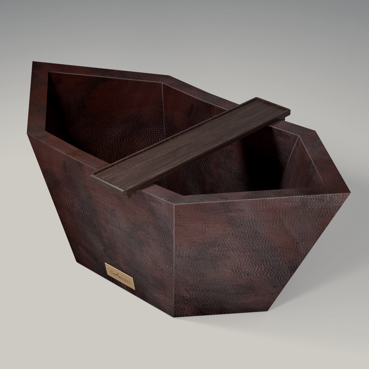 Premium Copper Bathtub Double Wall Acalli Design