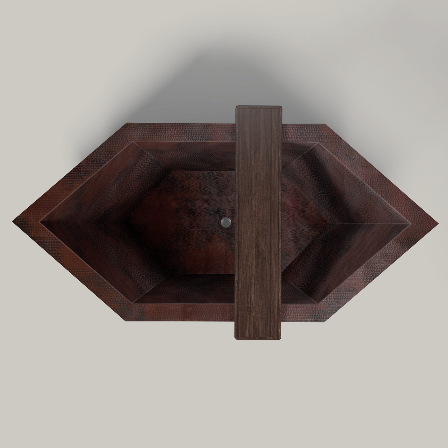 Premium Copper Bathtub Double Wall Acalli Design