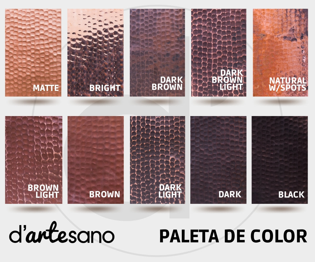 Premium Copper Hexagonal Bar Sink Stars Design