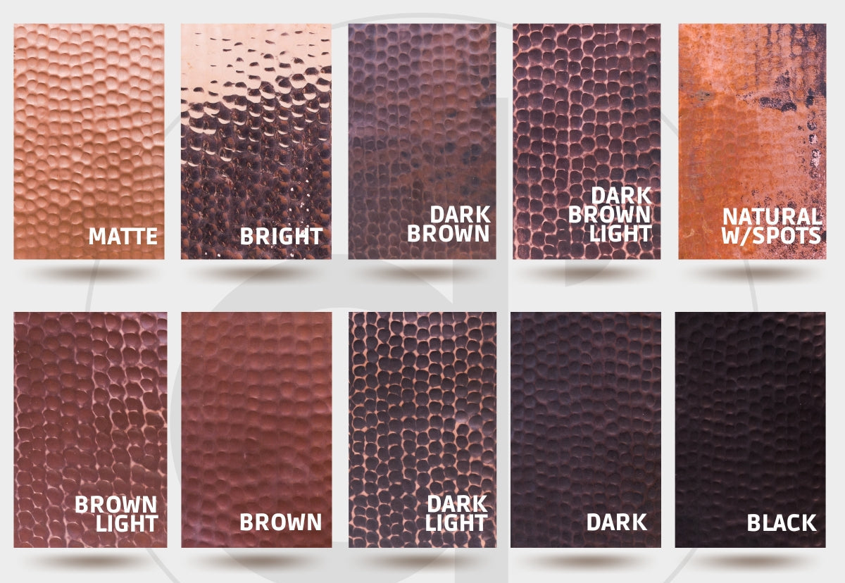 Premium Copper Farmhouse Kitchen Sink Griding Design