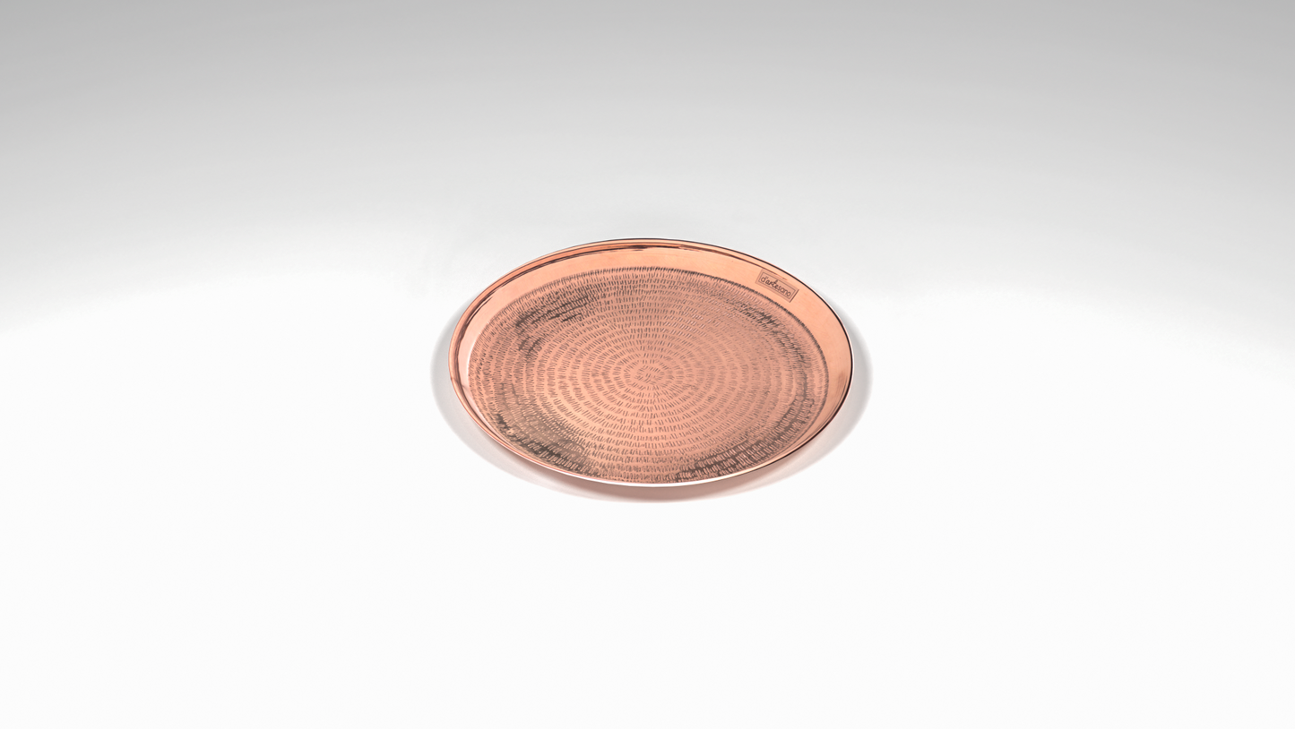 Premium Copper Round Sand Tray
