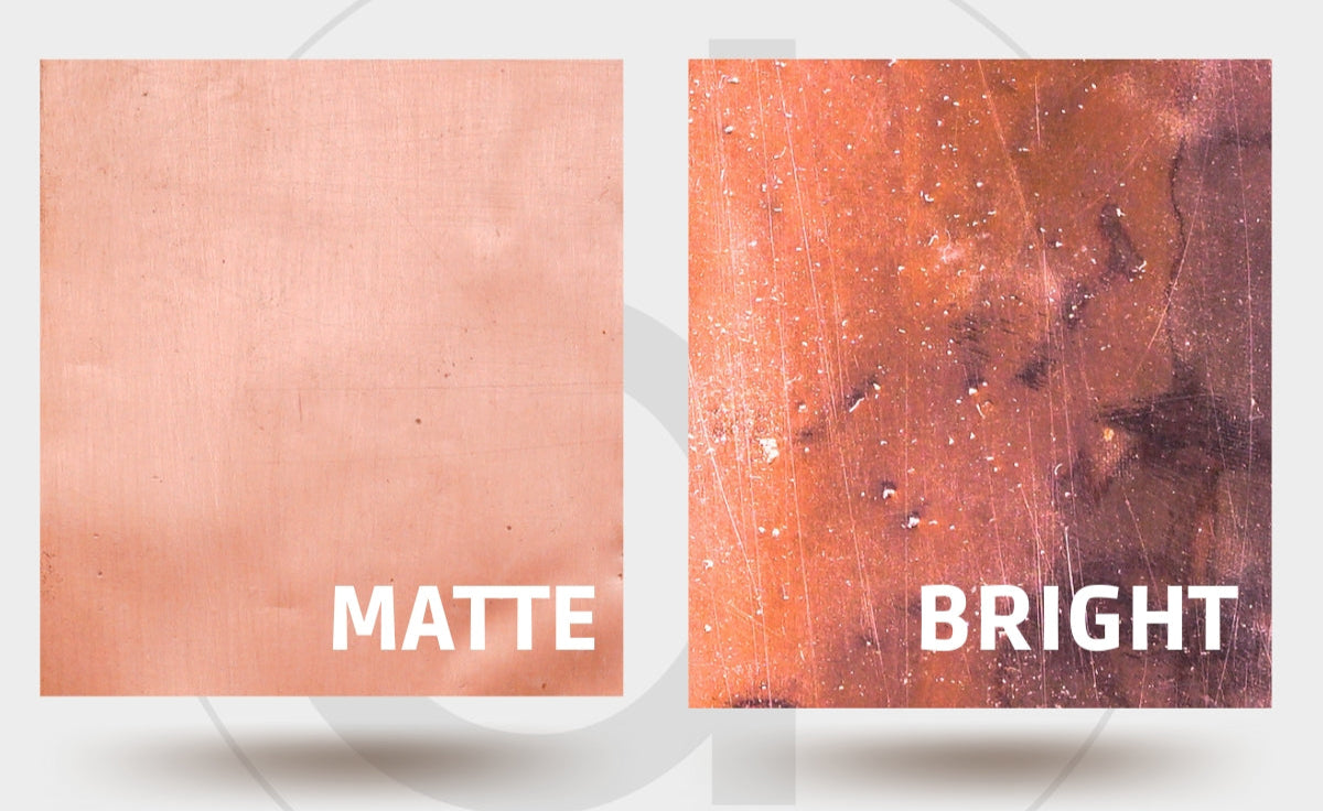 Premium Copper Smooth Tumbler Set - Available in 4, 6, or 8 Pieces