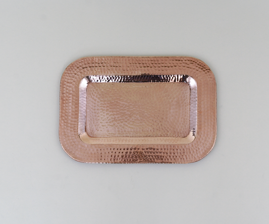 Premium Copper Rectangular Tray