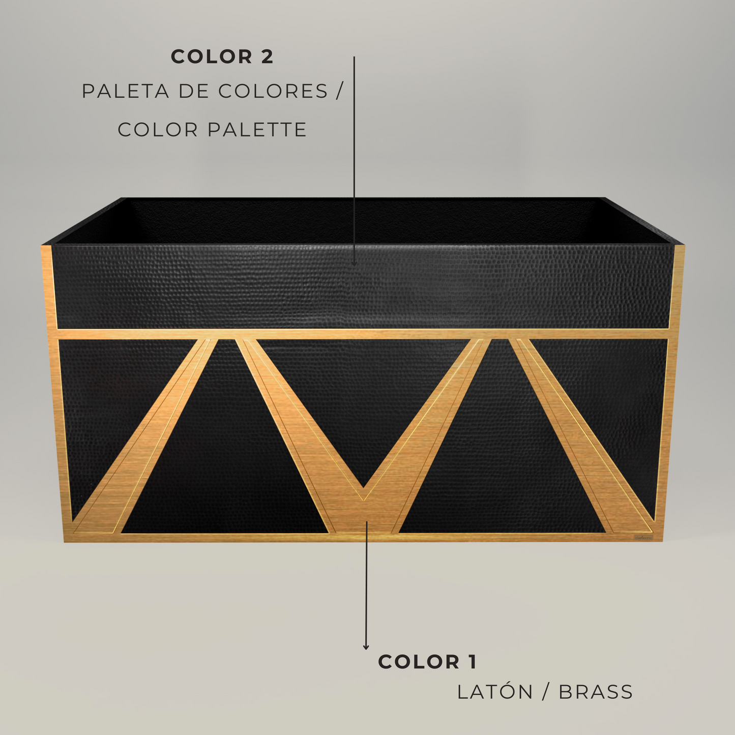Premium Copper-Brass Range Hood Wall Mount Mexiq