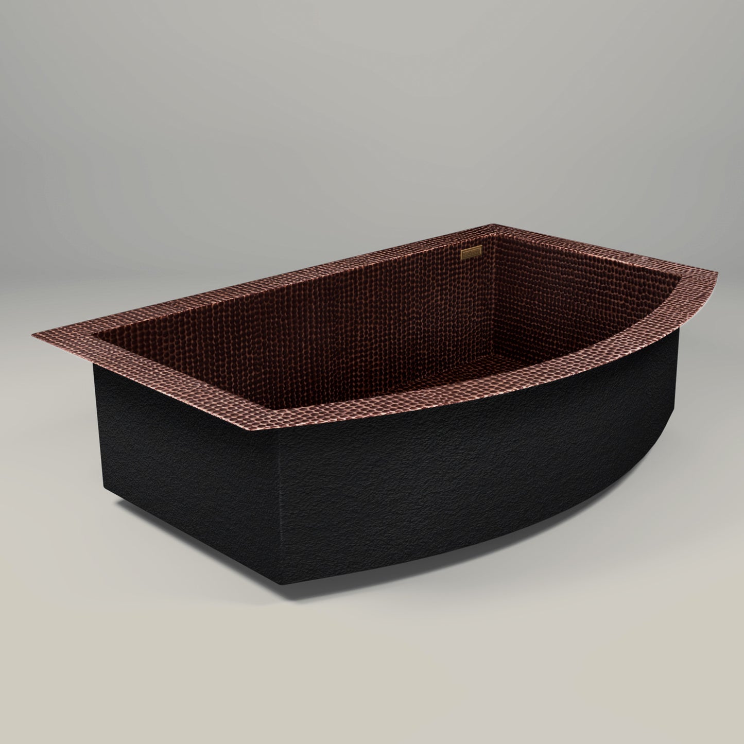 Premium Copper Round Front Kitchen Sink
