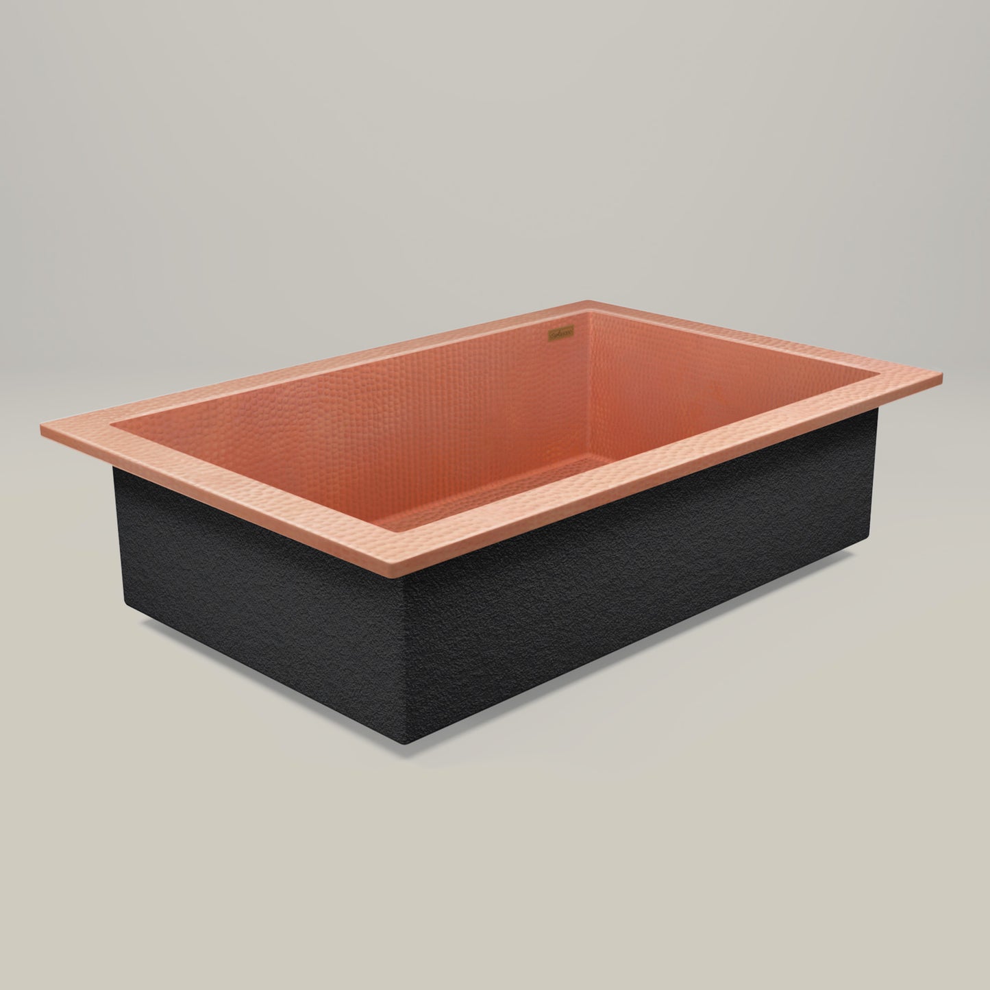 Premium Copper Kitchen Sink High Tab