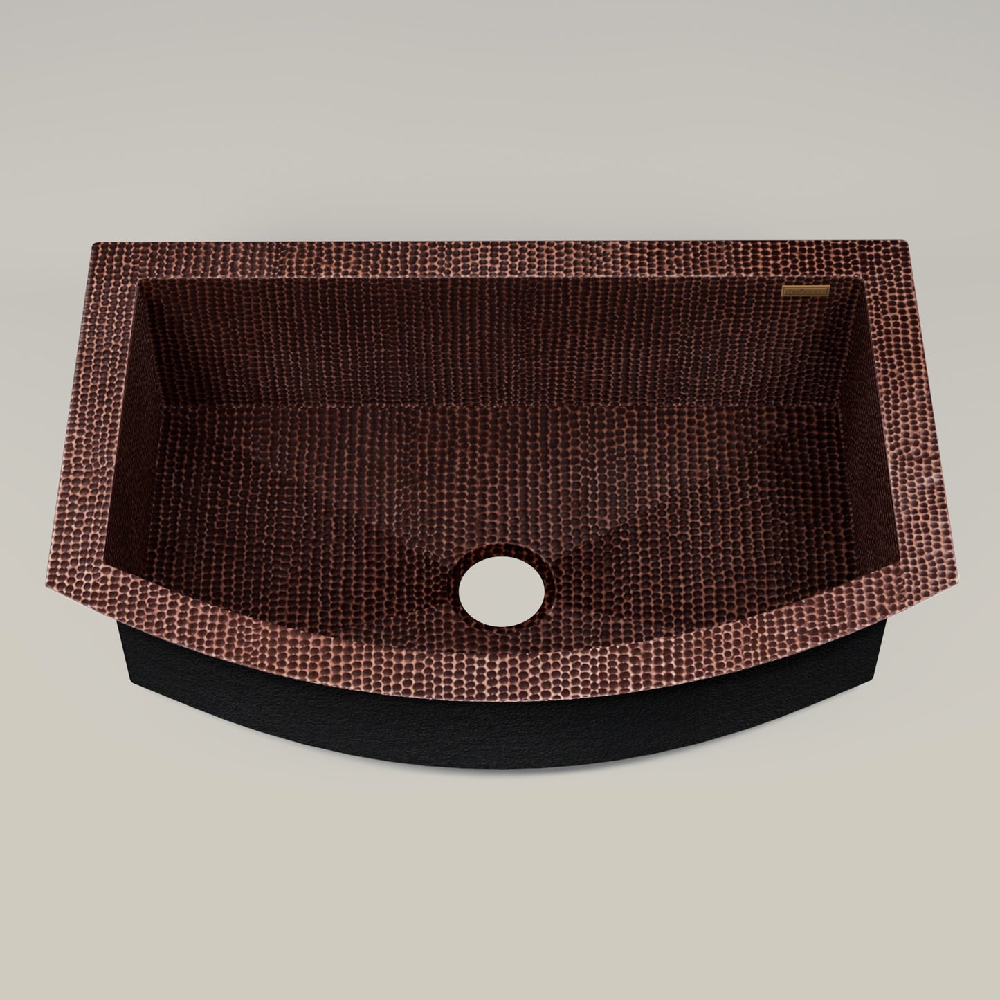 Premium Copper Round Front Kitchen Sink