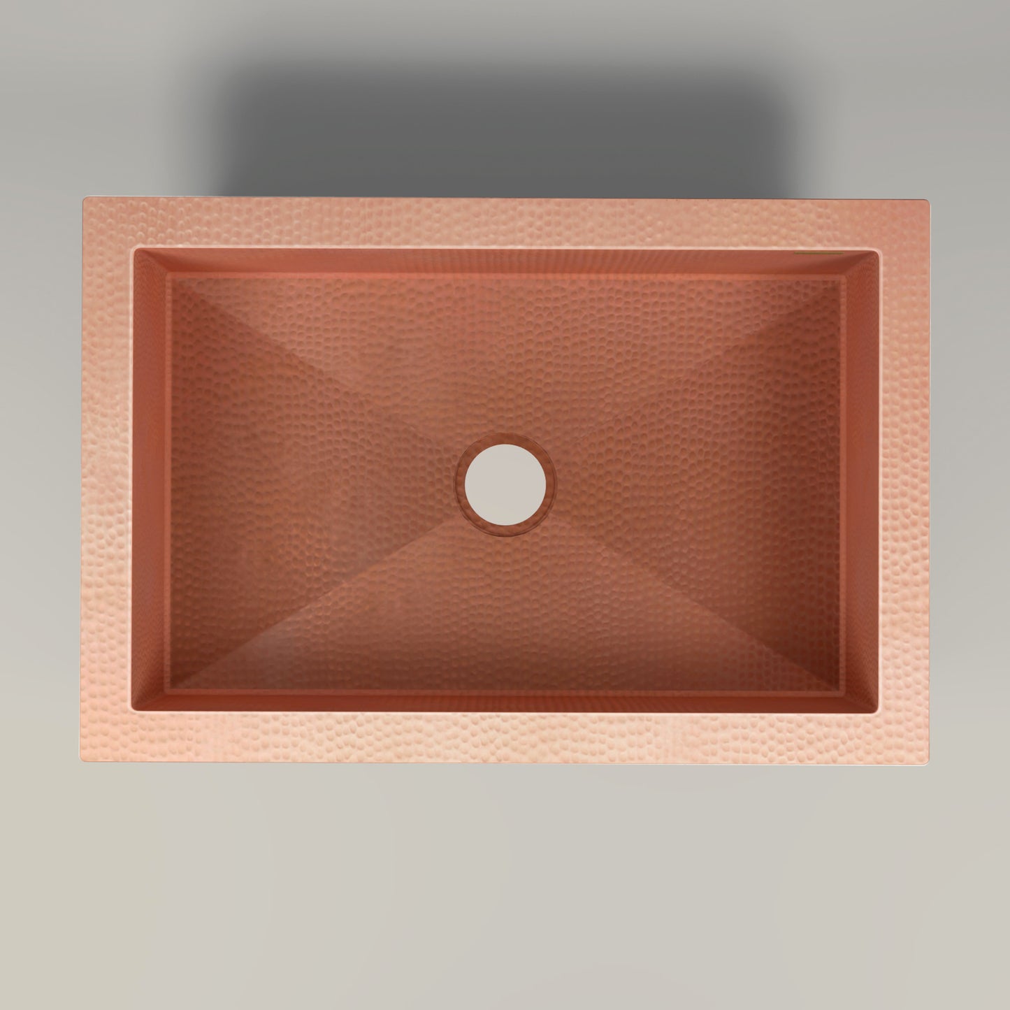 Premium Copper Kitchen Sink High Tab