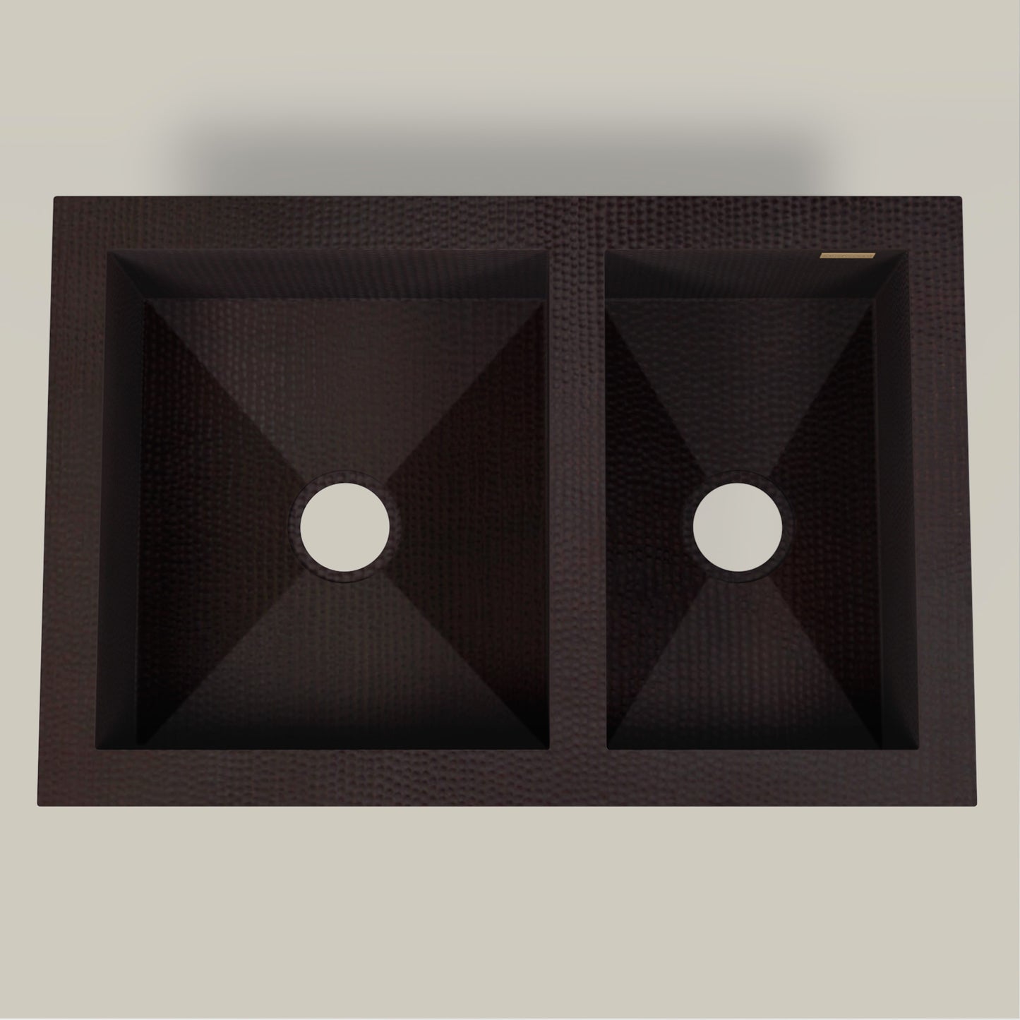 Premium Copper Kitchen Sink 60/40