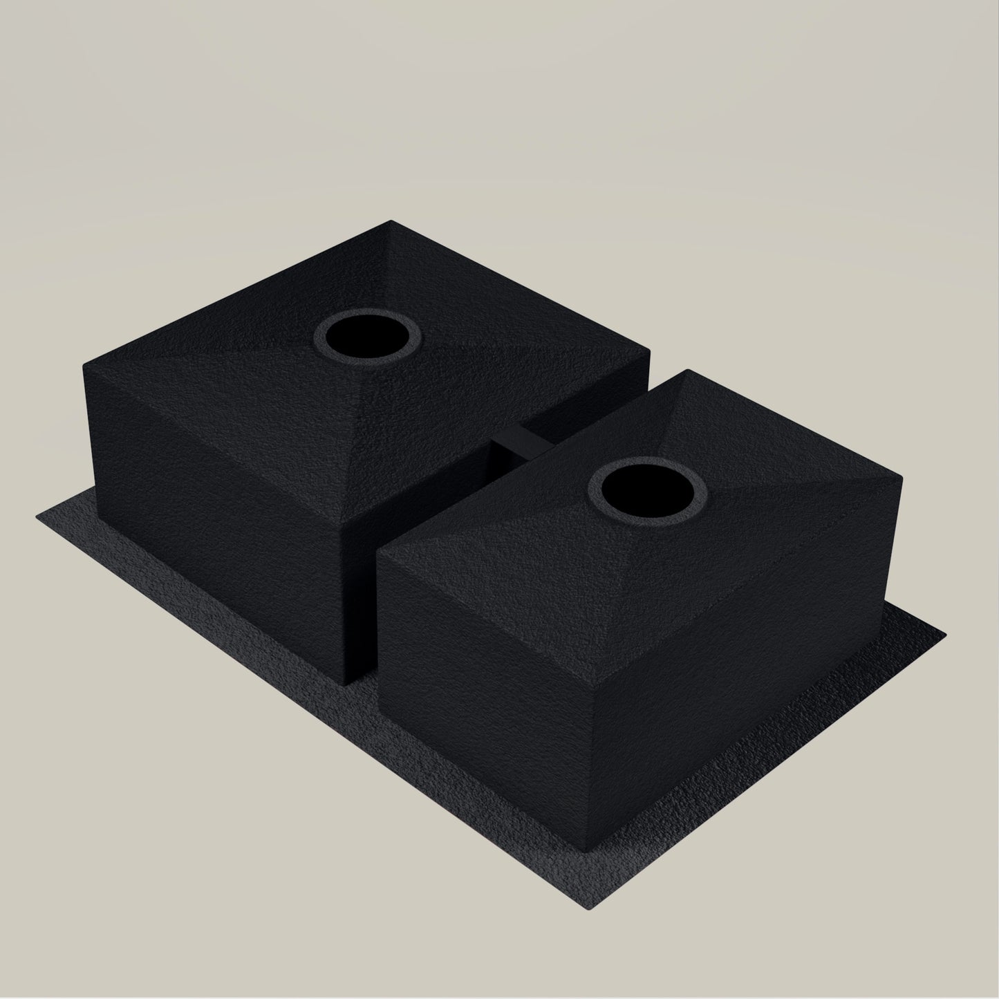 Premium Copper Kitchen Sink 60/40