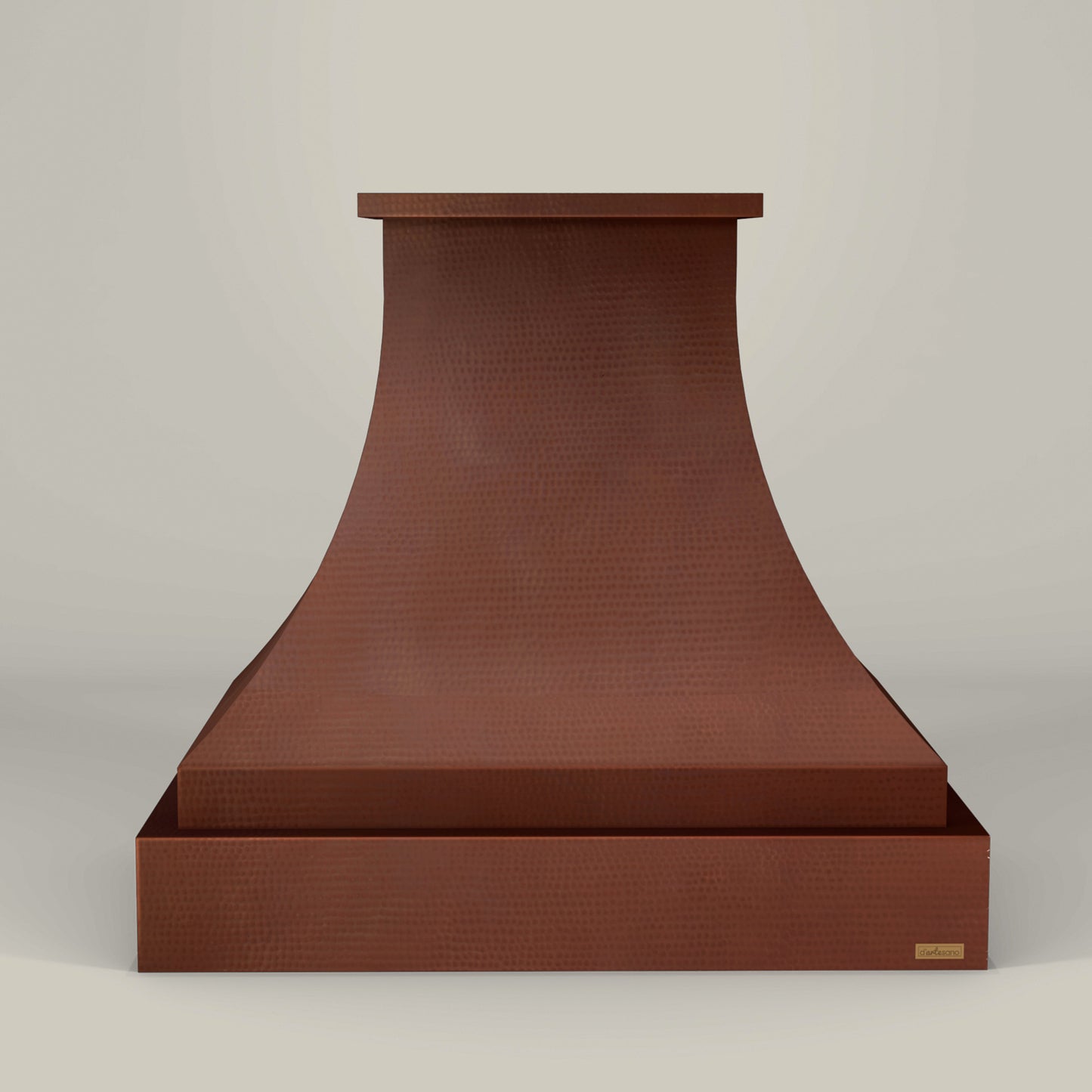 Premium Copper Range Hood Wall Mount Pyramid