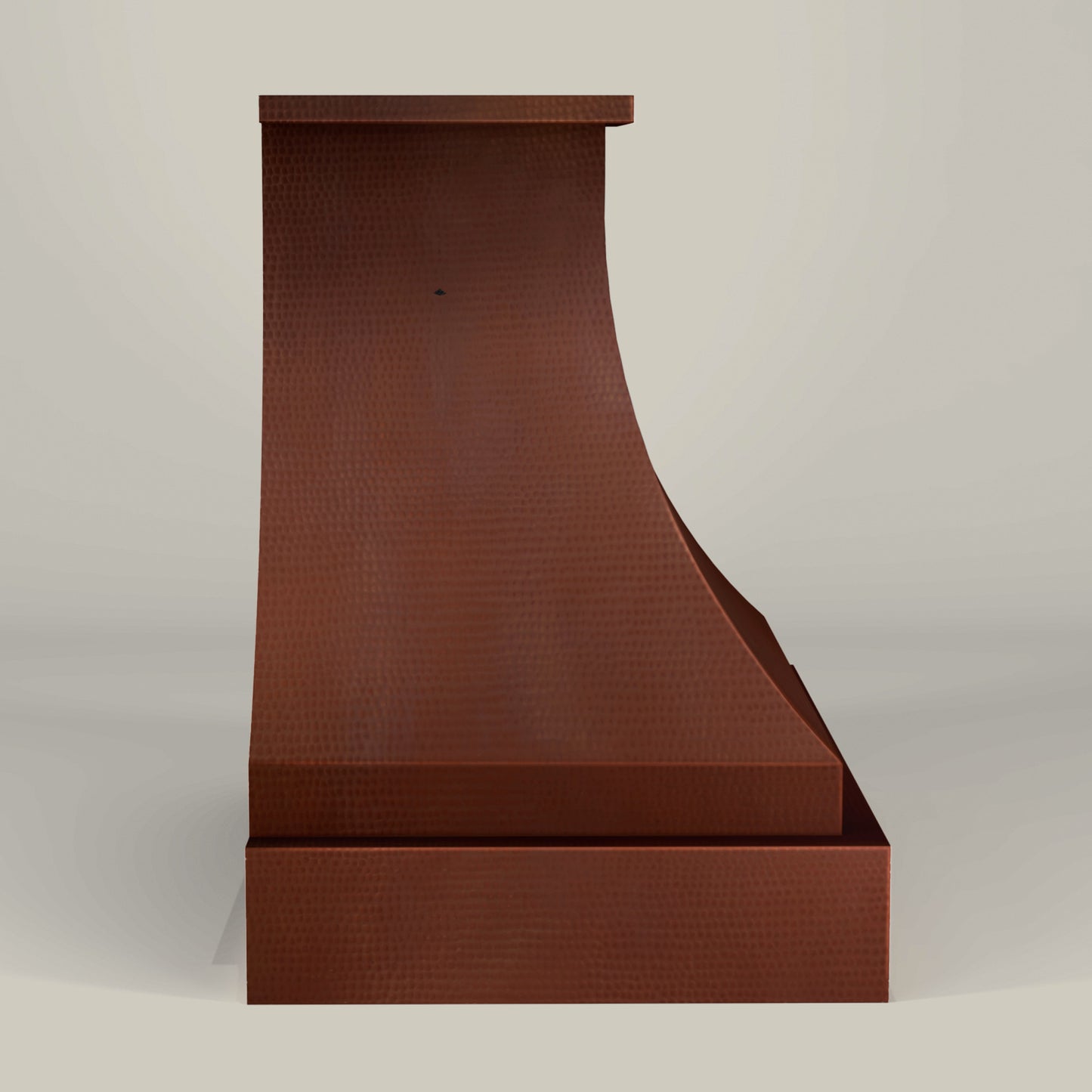 Premium Copper Range Hood Wall Mount Pyramid