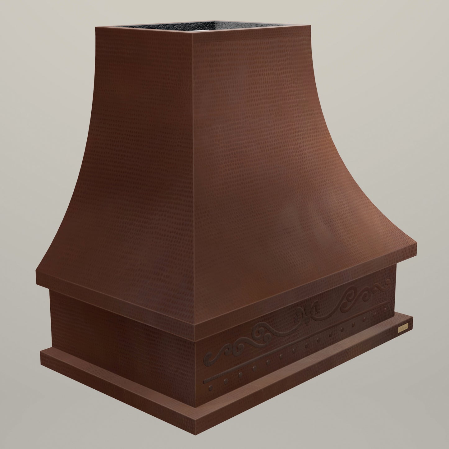Premium Copper Range Hood Wall Mount Tower