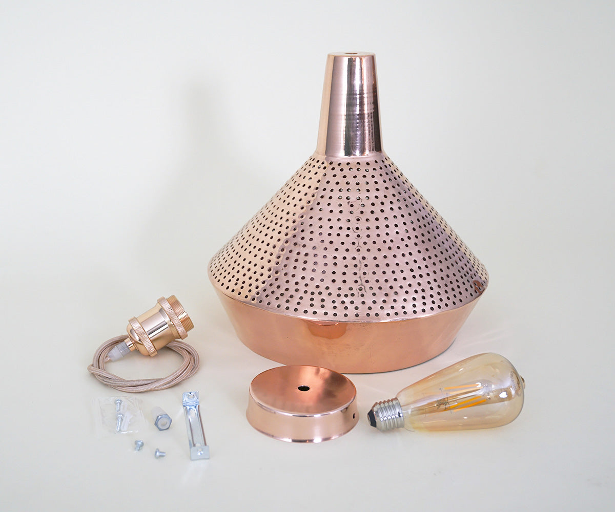 Premium Copper Brooklyn Lamp