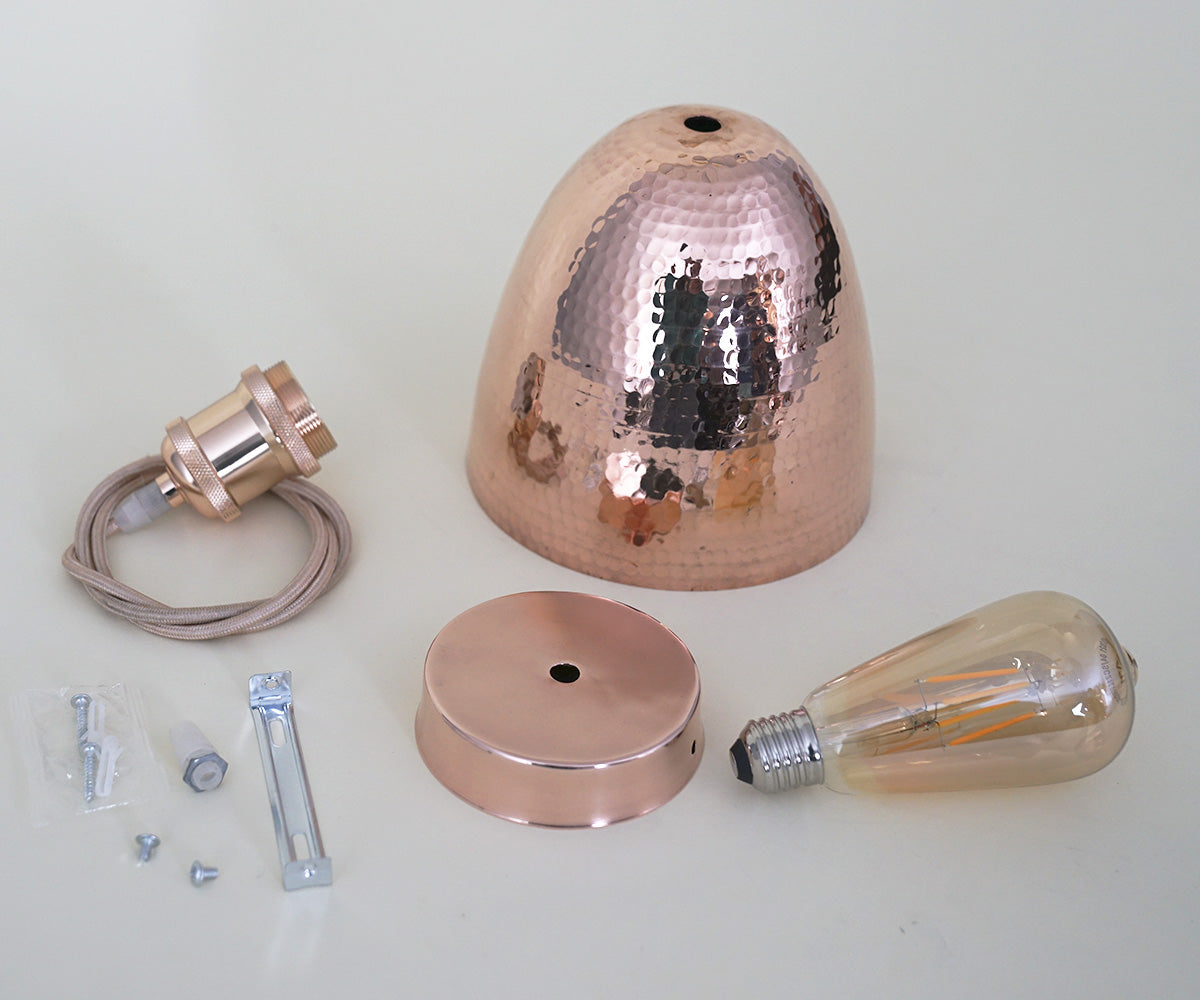 Premium Copper Cone Lamp