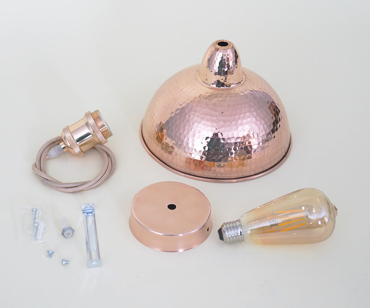 Premium Copper Round Lamp
