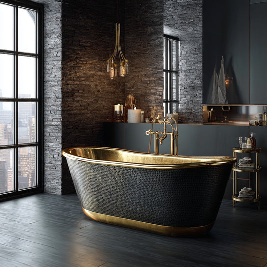 Premium Brass Bathtub Luxury Rubandore