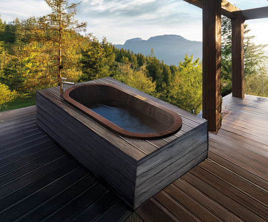 Premium Copper Bathtub Big Lip